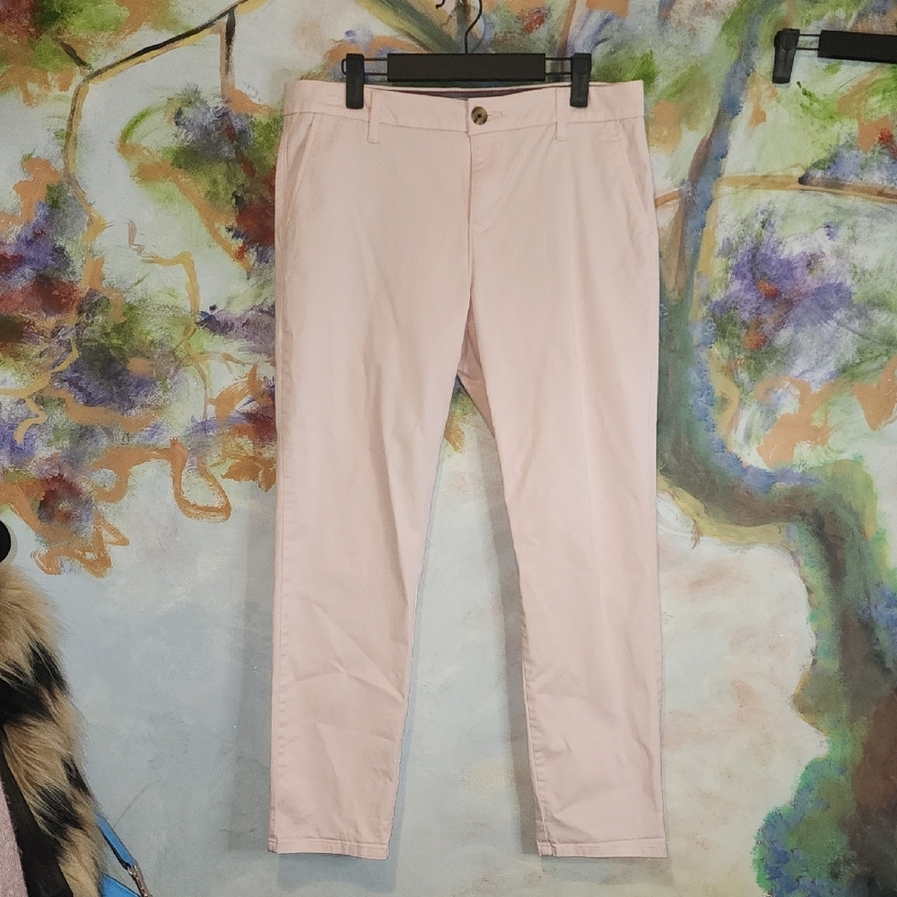 Tommy Hilfiger Pink Trousers Slim Fit